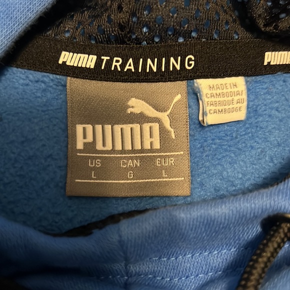 Men’s blue Puma hoodie - Picture 4 of 5